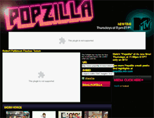 Tablet Screenshot of popzilla.tv